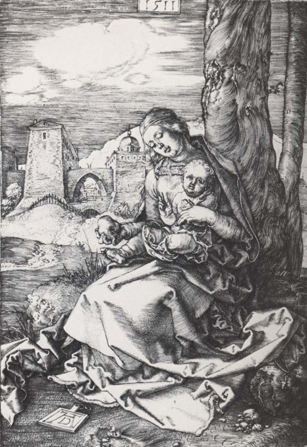 Albrecht Durer The Madonna with the pear